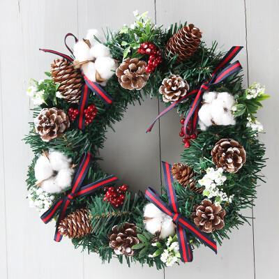 

Christmas Wreath Decor Xmas Home Window Door Wall Hanging Garland Ornament Gift