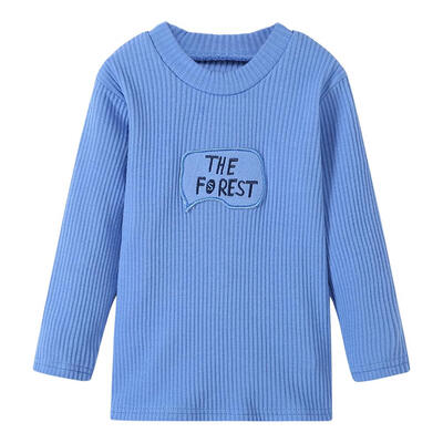 

Winter Long Sleeve Cute Letters Boys Pullover Tops Kids Bottoming Sweater