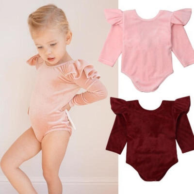 

Newborn Infant Baby Girl Clothes Princess Romper Long Sleeve Jumpsuit Set Outfit