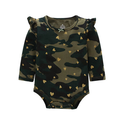 

Autumn Newborn Infant Baby Kids Girl Clothes Long Sleeve Cotton Romper Dot Jumpsuit Outfits