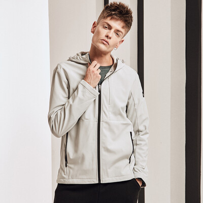

361 degrees mens 2018 winter new velvet windbreaker new warm windbreaker 651844601-1 glacier gray 2XL