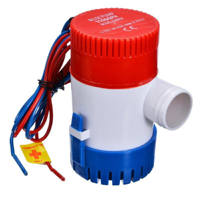 

12V Electric Pump 1100GPH Marine Bilge Pump Submersible Boat Water Pump