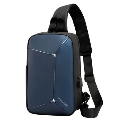 

Tailored Mens Leisure Fashion Waterproof Nylon Multifunctional Cross-body Breast bag