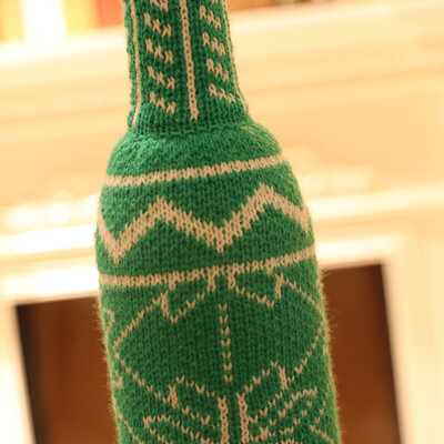 

Tailored Wine Hold Bottle Cover Decoration Home Party Santa Claus Snowman Christmas GN