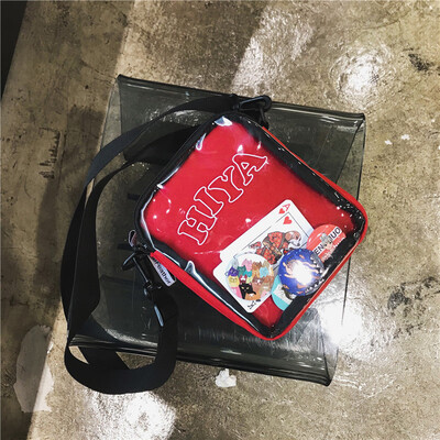 

Ins small bag canvas bag lady canvas bag lady inclined to carry the Korean version of chic single shoulder bag for college stud