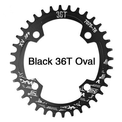 

Bike Narrow Wide Chainring Crankset Single Chain Ring Bike Round Oval Chainrings BCD 104MM 32T 34T 36T 38T