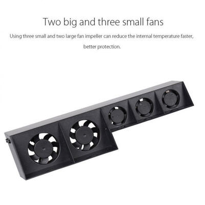 

PS4 5-Fan Playstation Cooling External Turbo Temperature Control Cooler USB