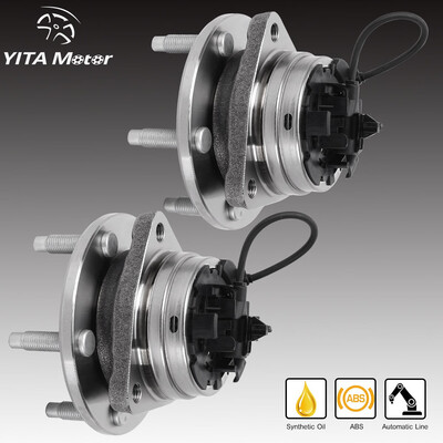 

Pair 513214 Front Wheel Hub Bearing for Chevy Cobalt G6 Malibu 5 Lugs wABS LR