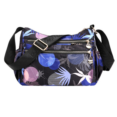 

Tailored Women Printed Ethnic Nylon Fabric Bag Waterproof Single Shoulders Messenger Bags