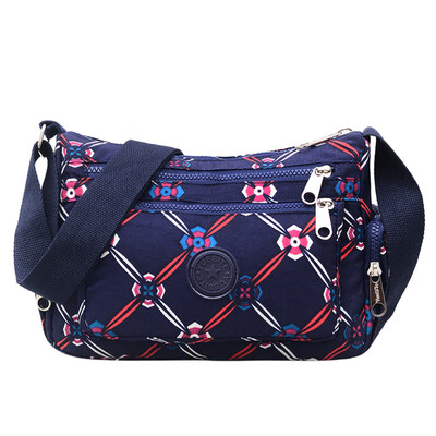 

Nylon bag ladies large capacity light weight middle-aged&old mothers Oxford canvas one shoulder inclined bag ladies