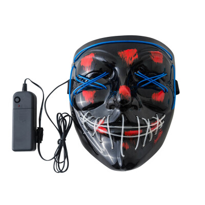 

Lighted Mask Scary Terror Party Funny Cold Light Illuminating Mask Scary Mask Cosplay Led Light Up Costume Mask Mask for Festival