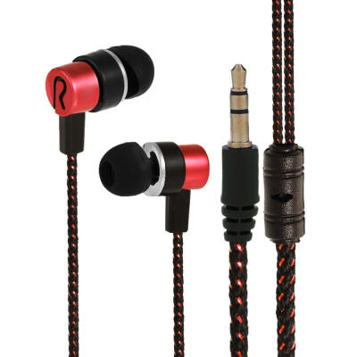 

1m Metal In-Ear Earphone 35mm Subwoofer Stereo Earpiece Headset Headphone