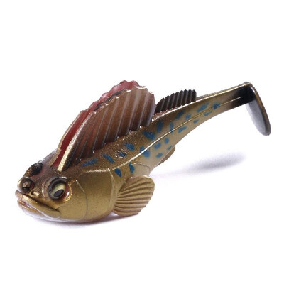 

7cm 14g Fishing Lure Lead Head Artificial Soft Bait with Tail