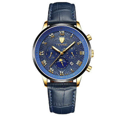 

TEVISE T846B Man Watch Big Dial Mechanical Watch Automatic Watch Skeleton Design Watch Self-Wind Mechanical Watch Automatic Wristw