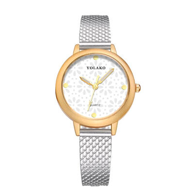 

Business Ladies WristWatch Stainless Steel Souvenir Beautiful Womens quartz Simple Fashionable Temperament clock women 2018 D