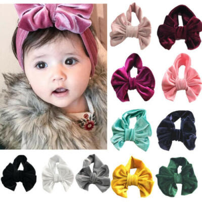 

Baby Kid Newborn Infant Princess Big Bow Turbon Knot Headband Cute Hairband