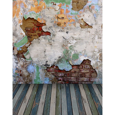 

Old Wall Photo Backdrop 57FT Vinyl Fabric Cloth Digital Printing Photo Background s-2183