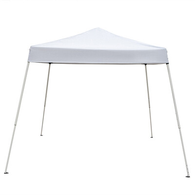 

UBesGoo 10 x 10 Pop up Canopy Tent Ez up Portable UV Outdoor Parties Shade Folding Slanting Leg Easy Set Up with Carry BagWhite