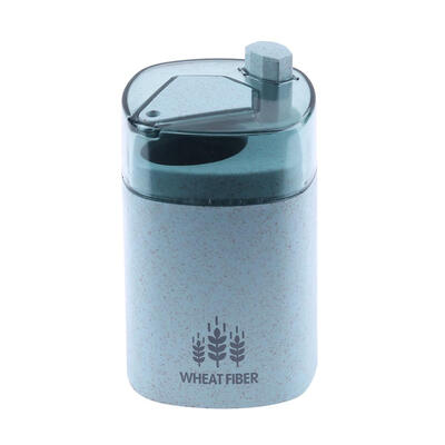 

Wheat Straw Portable Hand Press Toothpick Box Dinning Room Toothpick Can