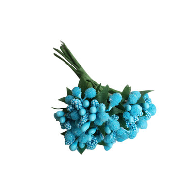 

12Pcs Artificial Flower Stamen DIY Wedding Wreath Needlework Box Scrapbook Decor