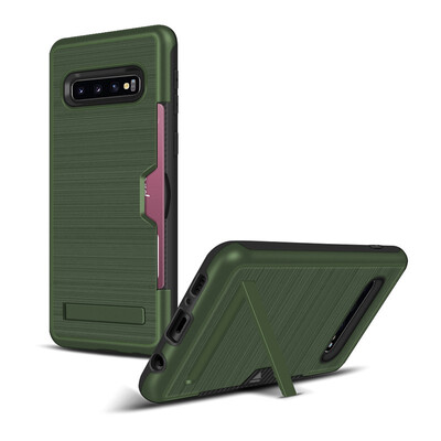 

Hybrid Bumper Case Samsung Galaxy S10 Card Holder TPU Cover Samsung S10 Samsung Galaxy S10 SM-G973FDS SM-G973X Stand Case 61