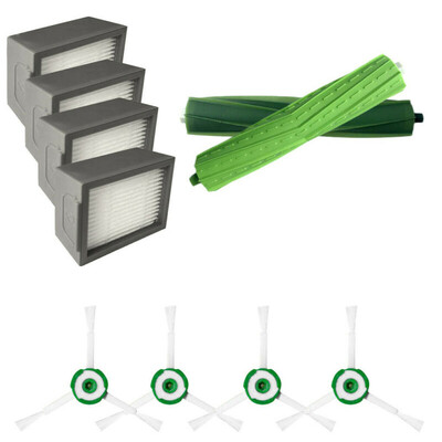 

Replacement Parts Side Brush&Filters For IRobot Roomba I7 I7 i7 Plus E5 E6 E7