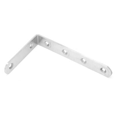 

Greensen 8pcs Stainless Steel -Shape Joint Right Angle Bracket Corner Brace Furniture Hardware
