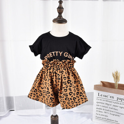 

2pcs Newborn Toddler Infant Baby Girl Clothes T-shirt TopShort Pants Outfit Set