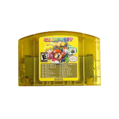 

18 In 1 Game Cards Video Game Cartridge Console Card Mario Party 1 2 3 Aggregation 15 NES Edition Support Game For Nintendo N64 US