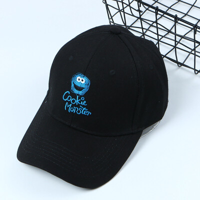

Korean version cartoon doodle cap street retro cornice cap men&women casual ins lovers letter sun protection cap