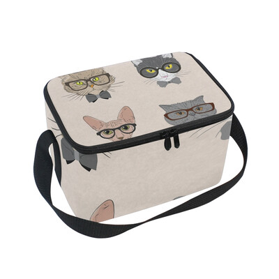 

ALAZA Lunch Box Insulated Animal Pattern Lunch Bag Large Cooler Tote Bagfor Men Women