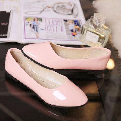 

Doudou single shoe summer style flat sole shallow mouth autumn soft primer candy-colored boat shoes large size