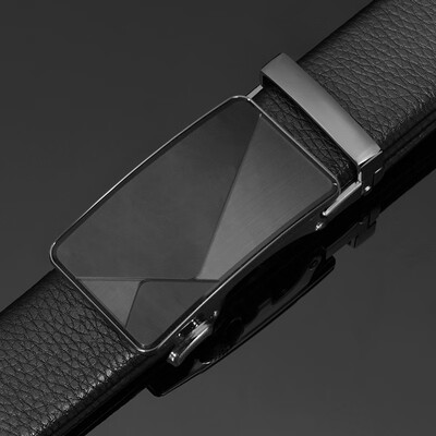

Mens leather belt automatic buckle business youth belt first layer leather fashion pants belt spot