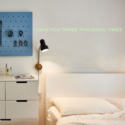 

〖Follure〗I Love You Three Thousand Times Wall Sticker Decoration Home Room DIY Decoration