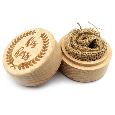 

Personalized Rustic Wedding Wood Ring Box Holder Customized Bearer Box