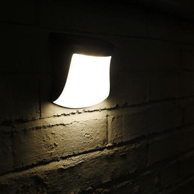 

LED Garden Light Solar Panel Sensor Lamp Waterproof Wall Mounted Outdoor Fence Court Wall Lamp Lighting Warm Cold White