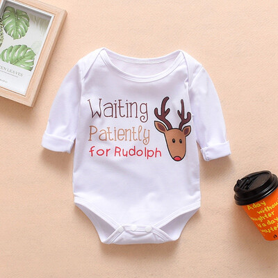 

Baby Girls Summer Long Sleeve Cotton Cartoon Print Cute One-Pieces Jumpsuit Romper