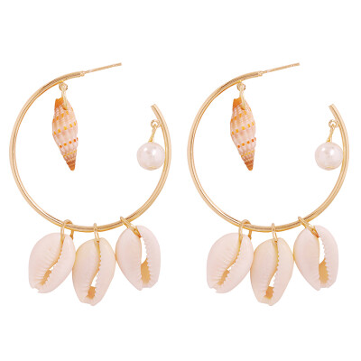 

Solememo 2019 Boho Statement Shell Conch Drop Earrings For Women Summer Travel Earrings Party Wedding Jewelry Wholesale E6196