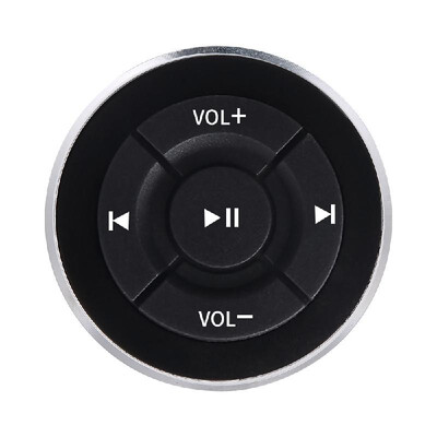 

BT-005 Wireless Media Button Bluetooth 30 Remote Control for Car Steering Wheel Motorcycle Bike Music Play Media Controller for i