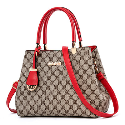 

Handbags Womens Korean Edition Simple Baitao Laohua Middle-aged Womens Bags Atmospheric Mothers Single Shoulder Bag