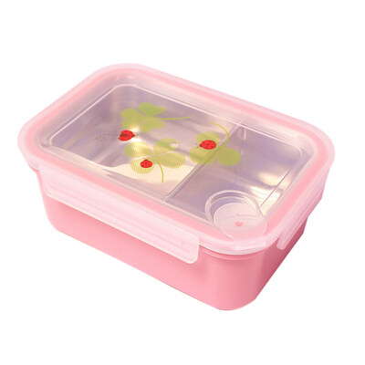 

DualSingle Layer Bento Lunch Box Stainless Steel Food Meal Storage Container