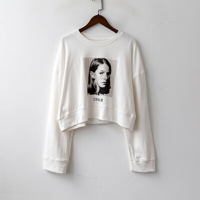 

Women Long Sleeve Casual Retro Sweatshirt Autumn Loose Pullover Female European Style Hoodies Gothic Tracksuit