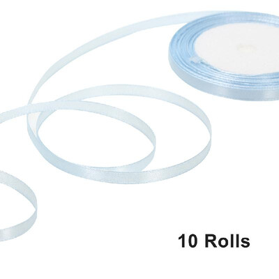 

25 YardsRoll 6mm Width Silk Satin Ribbon DIY Handmade Materials for Home Wedding Party Decorations Invitation Card Gift Wrapping