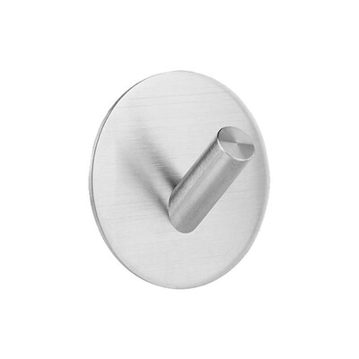 

304 Stainless Steel Strong Adhesive Hook Single Hook Black Hole Free Bathroom