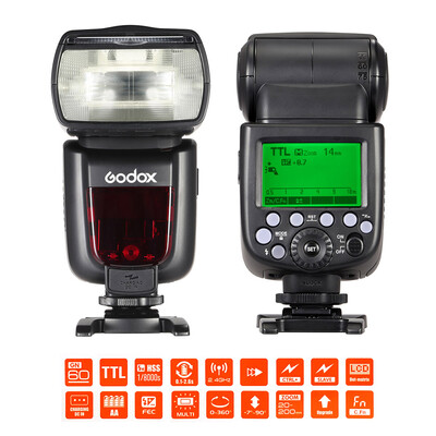 

Godox TT685S Camera Speedlite TTL Master Slave GN60 24G Wireless Transmission HSS 18000S for Sony A77II A7RII A7R A58 A99 ILCE60