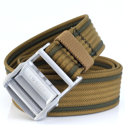 

Unisex belt Stripe Color Nylon Automatic Buckle Men belt fashion Alloy buckle Outdoor Multifunction Casual Men&Women belt