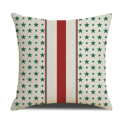 

Nordic Style Cushion Covers Deer Geometric Pillow Cases Linen Cotton Christmas Pillow Covers Home Bedroom Sofa Decoration