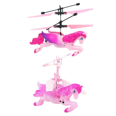 

Kids Luminous Wings Horse Toy Hand Inductive Infrared Glowing Flying Toys