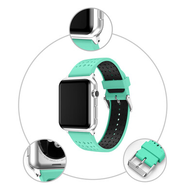 

〖Follure〗Sports Silicone Bracelet Strap Band For Apple Watch Series 12 38MM
