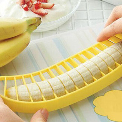 

〖Follure〗Practical Banana Cutter Fruit Slicer Chopper Chic kitchen Gadgets Tools